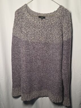 Fate Two-Tone Lavender Pullover Sweater